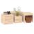 Set cutii de grădină, 4 piese, lemn masiv de pin GartenMobel Dekor