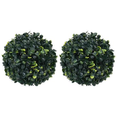 Bile de arbuști cimișir artificiali, 2 buc., 22 cm GartenMobel Dekor