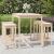 Set mobilier de bar pentru grădină, 5 piese, lemn masiv de pin GartenMobel Dekor