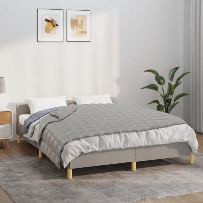 Pătură grea, gri, 152x203 cm, 7 kg, material textil GartenMobel Dekor