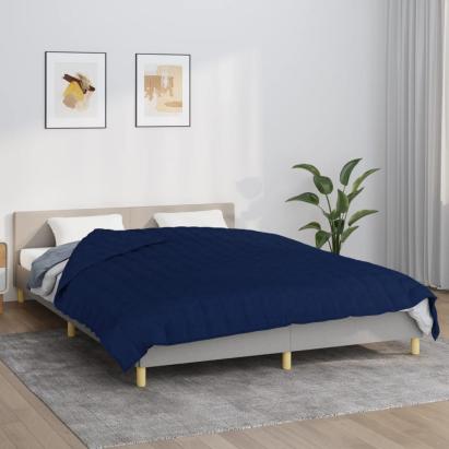 Pătură grea, albastru, 200x230 cm, 13 kg, material textil GartenMobel Dekor
