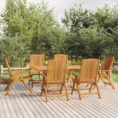 Set mobilier de grădină, 7 piese, lemn masiv de tec GartenMobel Dekor