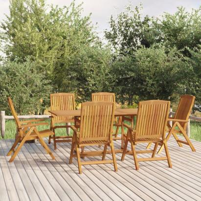 Set mobilier de grădină, 7 piese, lemn masiv de tec GartenMobel Dekor