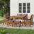 Set mobilier de grădină cu perne, 9 piese, lemn masiv de acacia GartenMobel Dekor
