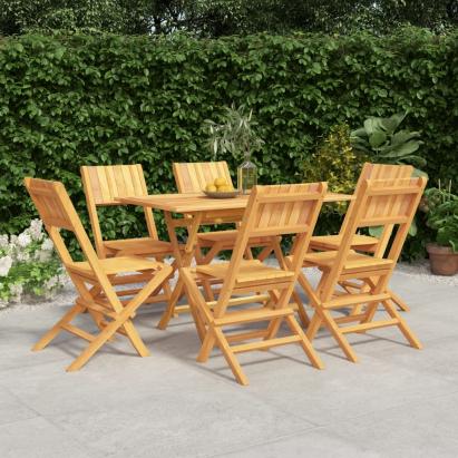 Set mobilier de grădină, 7 piese, lemn masiv de tec GartenMobel Dekor