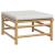 Set mobilier de grădină cu perne gri deschis, 8 piese, bambus GartenMobel Dekor