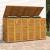 Magazie pubelă gunoi triplă, 210x89x117 cm, lemn masiv acacia GartenMobel Dekor
