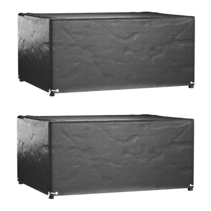 Huse mobilă grădină, 2 buc, 8 ocheți, 180x135x80cm, rectangular GartenMobel Dekor