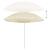 Umbrelă de soare de exterior, stâlp din oțel, nisipiu, 180 cm GartenMobel Dekor