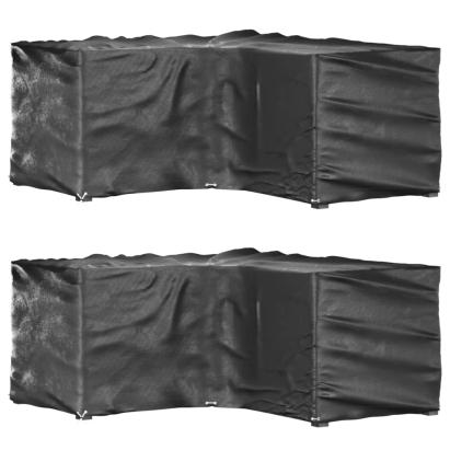 Huse mobilier de grădină în formă de L 16 ocheți, 215x215x90 cm GartenMobel Dekor