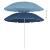 Umbrelă de soare de exterior, stâlp din oțel, albastru, 180 cm GartenMobel Dekor