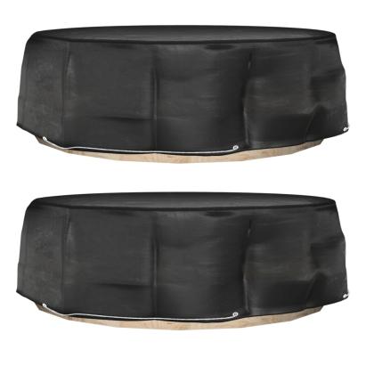 Huse mobilier tip insulă, 2 buc., 10 ocheți, rotund, Ø236x67 cm GartenMobel Dekor