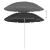 Umbrelă de soare exterior, stâlp din oțel, antracit, 180 cm GartenMobel Dekor