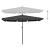 Umbrelă de grădină cu stâlp, antracit, 210x140 cm GartenMobel Dekor