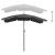 Umbrelă de grădină cu stâlp, antracit, 200x130 cm GartenMobel Dekor