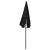 Umbrelă de grădină cu stâlp, negru, 200x130 cm GartenMobel Dekor