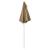 Umbrelă de grădină cu stâlp, gri taupe, 180x90 cm, semirotundă GartenMobel Dekor