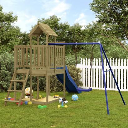 Set de joacă pentru exterior, lemn de pin impregnat GartenMobel Dekor