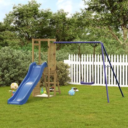 Set de joacă pentru exterior, lemn de pin impregnat GartenMobel Dekor
