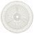 Set mobilier bistro, 3 piese, alb, aluminiu turnat GartenMobel Dekor