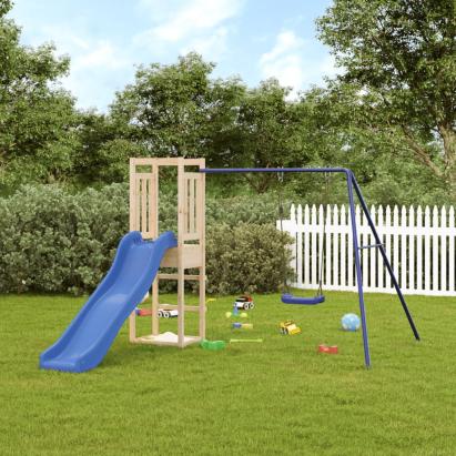 Set de joacă pentru exterior, lemn masiv de pin GartenMobel Dekor