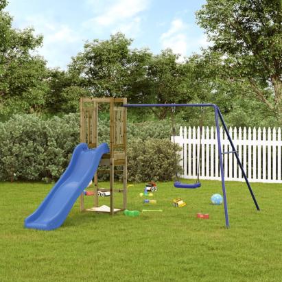 Set de joacă pentru exterior, lemn de pin impregnat GartenMobel Dekor
