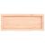 Blat de baie, 80x30x(2-6) cm, lemn masiv netratat GartenMobel Dekor