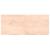 Blat de baie, 140x60x(2-6) cm, lemn masiv netratat GartenMobel Dekor