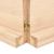 Blat de baie, 180x50x(2-6) cm, lemn masiv netratat GartenMobel Dekor