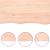 Blat de baie, 220x50x(2-6) cm, lemn masiv netratat GartenMobel Dekor