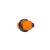 Lampa sub oglinda gabarit portocalie lumina LED tip neon Cod: FR 0336 Automotive TrustedCars