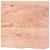 Blat de baie, maro deschis, 60x60x(2-4) cm, lemn masiv tratat GartenMobel Dekor