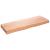 Blat de baie, maro deschis, 80x30x(2-6) cm, lemn masiv tratat GartenMobel Dekor