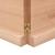 Blat de baie, maro deschis, 120x50x(2-4) cm, lemn masiv tratat GartenMobel Dekor