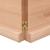 Blat de baie, maro deschis, 160x50x(2-4) cm, lemn masiv tratat GartenMobel Dekor