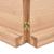Blat de baie, maro deschis, 160x50x(2-6) cm, lemn masiv tratat GartenMobel Dekor