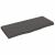 Blat de baie, gri închis, 100x40x(2-6) cm, lemn masiv tratat GartenMobel Dekor