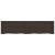 Blat de baie, gri închis, 120x30x(2-6) cm, lemn masiv tratat GartenMobel Dekor