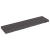 Blat de baie, gri închis, 120x30x(2-6) cm, lemn masiv tratat GartenMobel Dekor