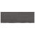 Blat de baie, gri închis, 120x40x(2-6) cm, lemn masiv tratat GartenMobel Dekor