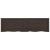 Blat de baie, gri închis, 140x40x(2-4) cm, lemn masiv tratat GartenMobel Dekor