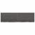 Blat de masă gri 140x40x(2-4) cm, lemn masiv stejar tratat GartenMobel Dekor