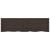 Blat de masă gri 140x40x(2-4) cm, lemn masiv stejar tratat GartenMobel Dekor