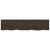 Blat de masă gri 180x40x(2-4) cm, lemn masiv stejar tratat GartenMobel Dekor