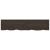 Blat de masă gri 180x40x(2-6) cm, lemn masiv stejar tratat GartenMobel Dekor