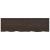 Blat de masă gri 180x50x(2-4) cm, lemn masiv stejar tratat GartenMobel Dekor