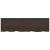 Blat de masă gri 180x50x(2-6) cm, lemn masiv stejar tratat GartenMobel Dekor