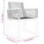 Set mobilier de grădină, 5 piese, negru, ratan PVC GartenMobel Dekor