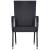 Set mobilier de grădină, 5 piese, negru, poliratan GartenMobel Dekor