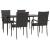 Set mobilier de grădină, 5 piese, maro, poliratan GartenMobel Dekor